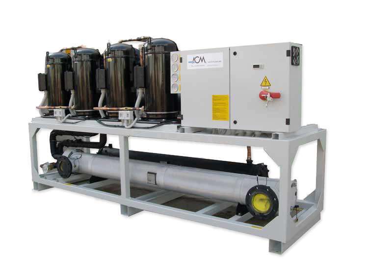 Water / water chillers and heat pumps